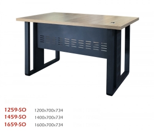 BUREAU PIED METALIQUE