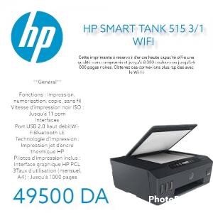 IMPRIMANTE jet d'encre a Reservoir HP INK SMART  TANK 515