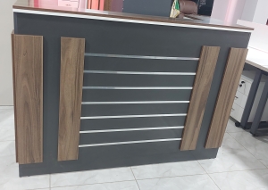 comptoire de reception venessia/gris