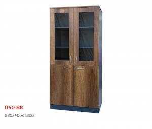 ARMOIRE 2 PORTS SEMI VITREE