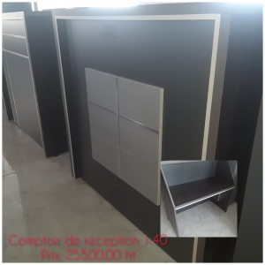 comptoir de r&eacute;ception 1.40