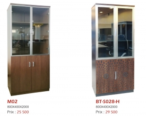 Armoires 2 portes M02 / BT-S028-4 en MDF