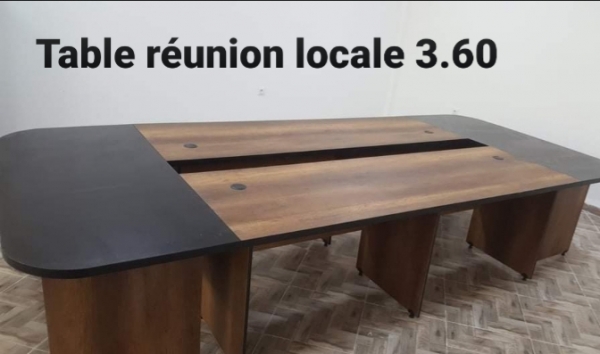 Table de réunions local 3.6m