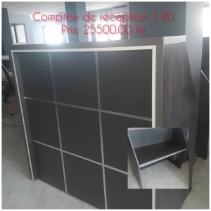comptoir de r&eacute;ception 1.40