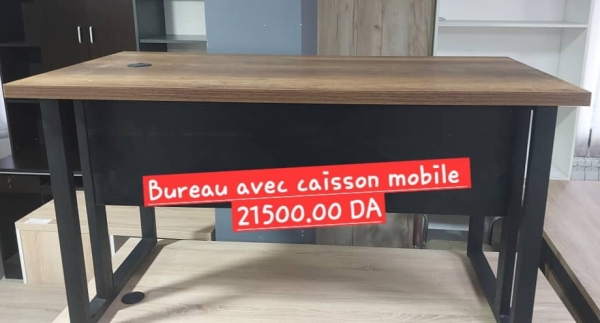 bureau avec caisson