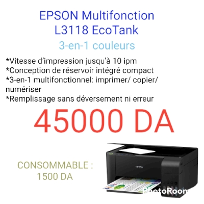 IMPRIMANTE EPSON ECO TANK 3118