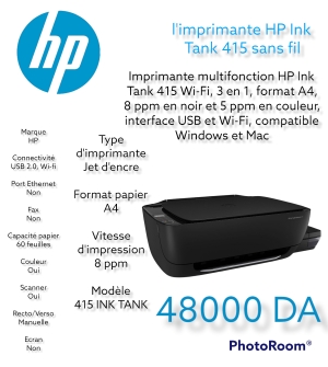 IMPRIMANTE jet d'encre a Reservoir HP INK TANK 415