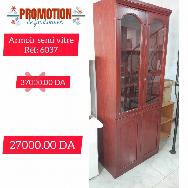 ARMOIR 2 PORTE SEMI VITRE