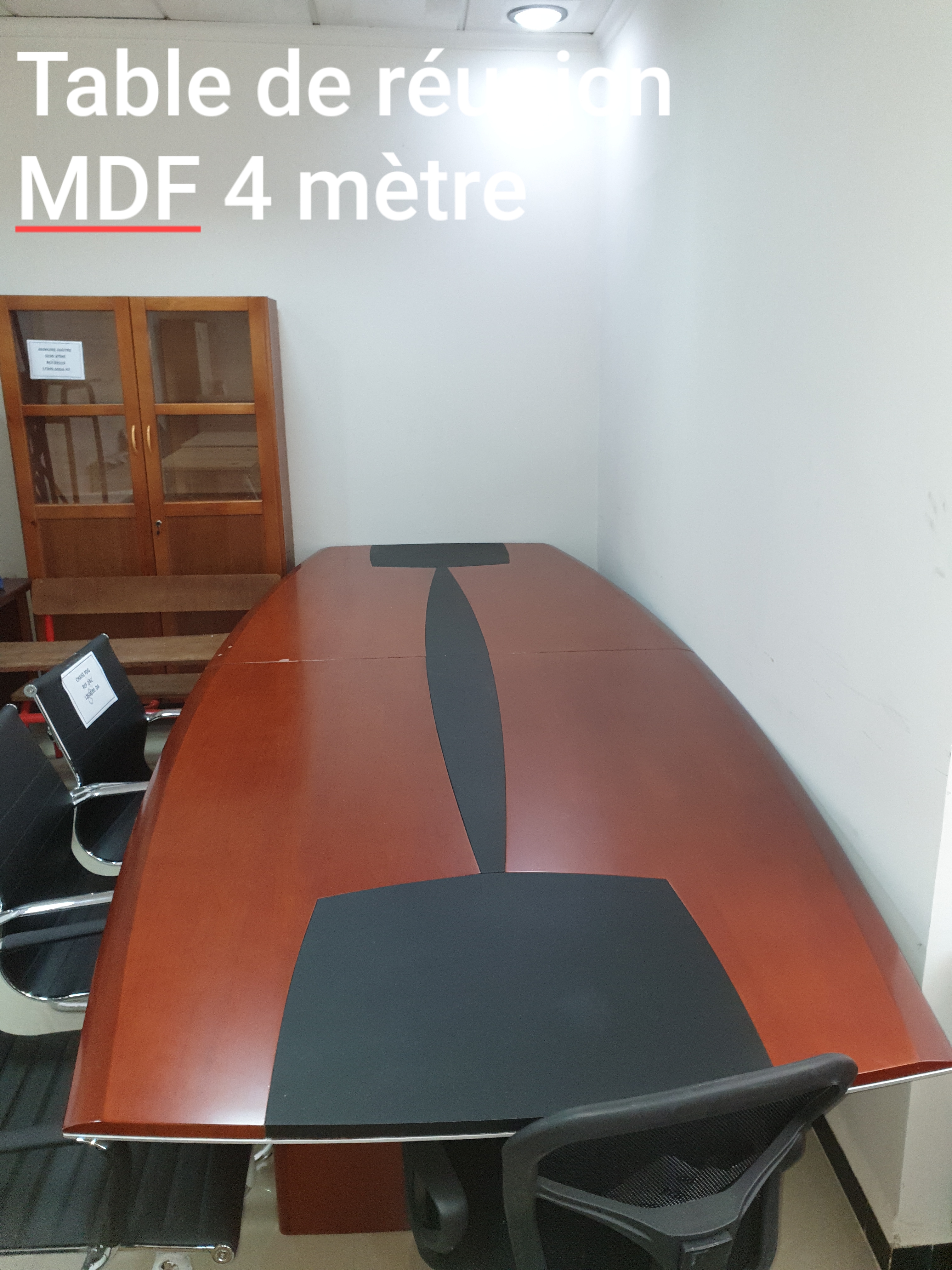 Table de réunions MDF 4m